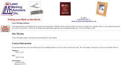 Desktop Screenshot of lasermarkingsolutions.com